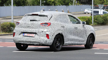 Ford Puma facelift (Camouflaged) - rear cornering