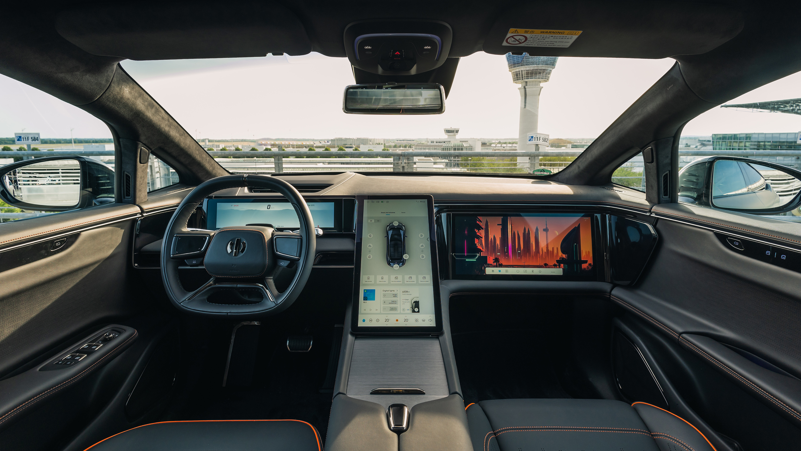 HiPhi X - dashboard