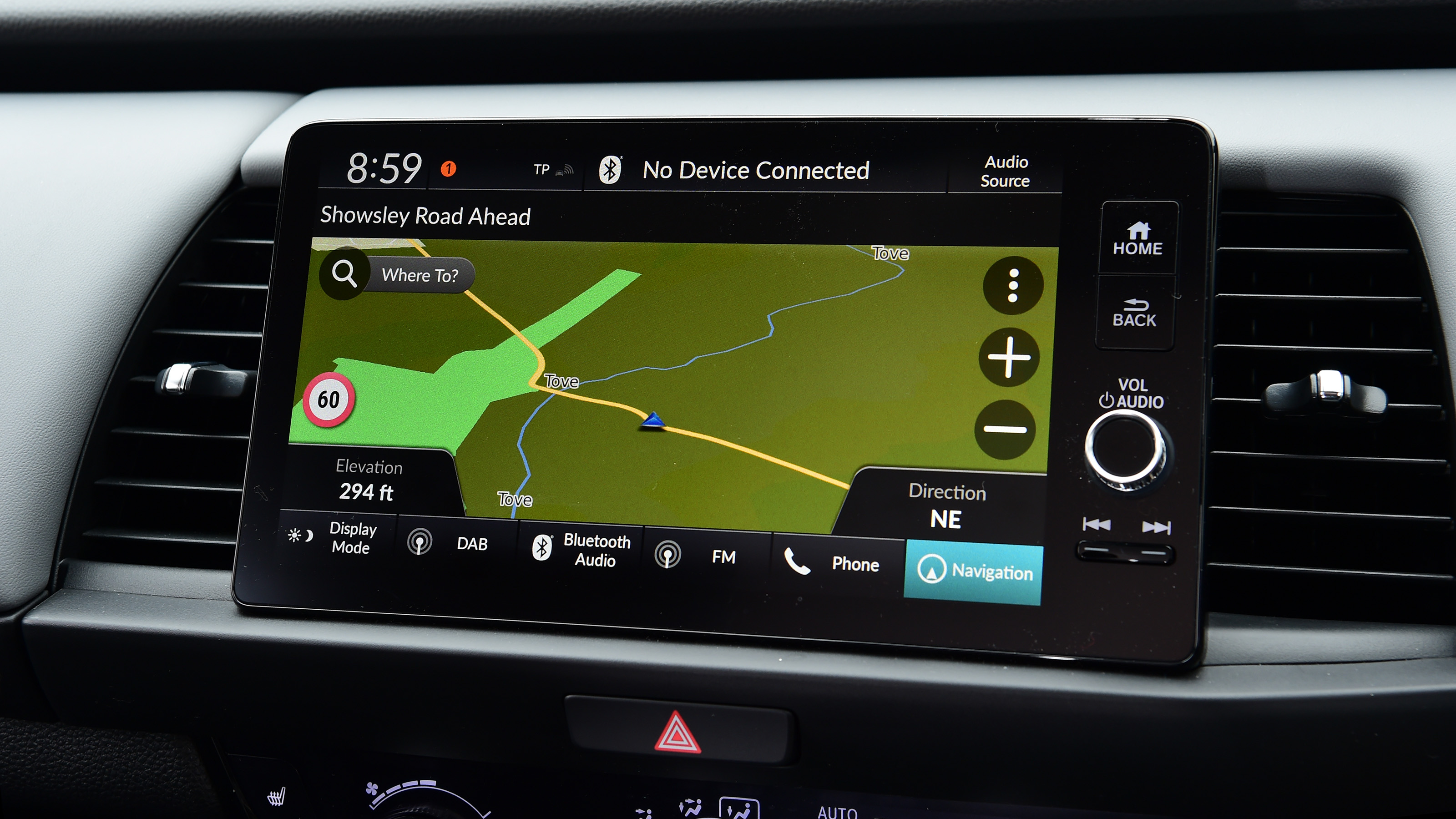 Honda Jazz - sat-nav