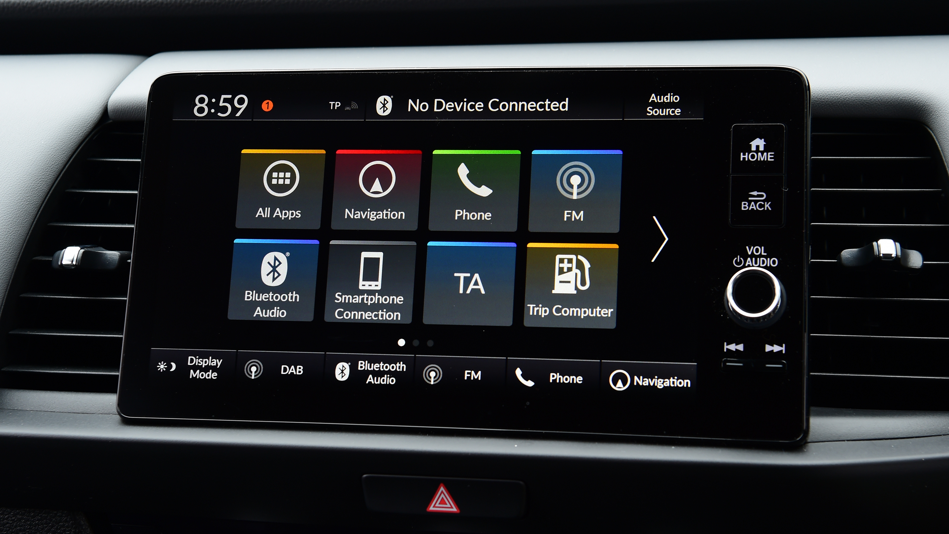 Honda Jazz - infotainment