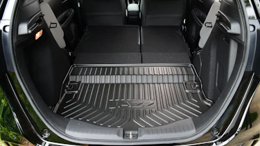Honda Jazz - rear seats folded down