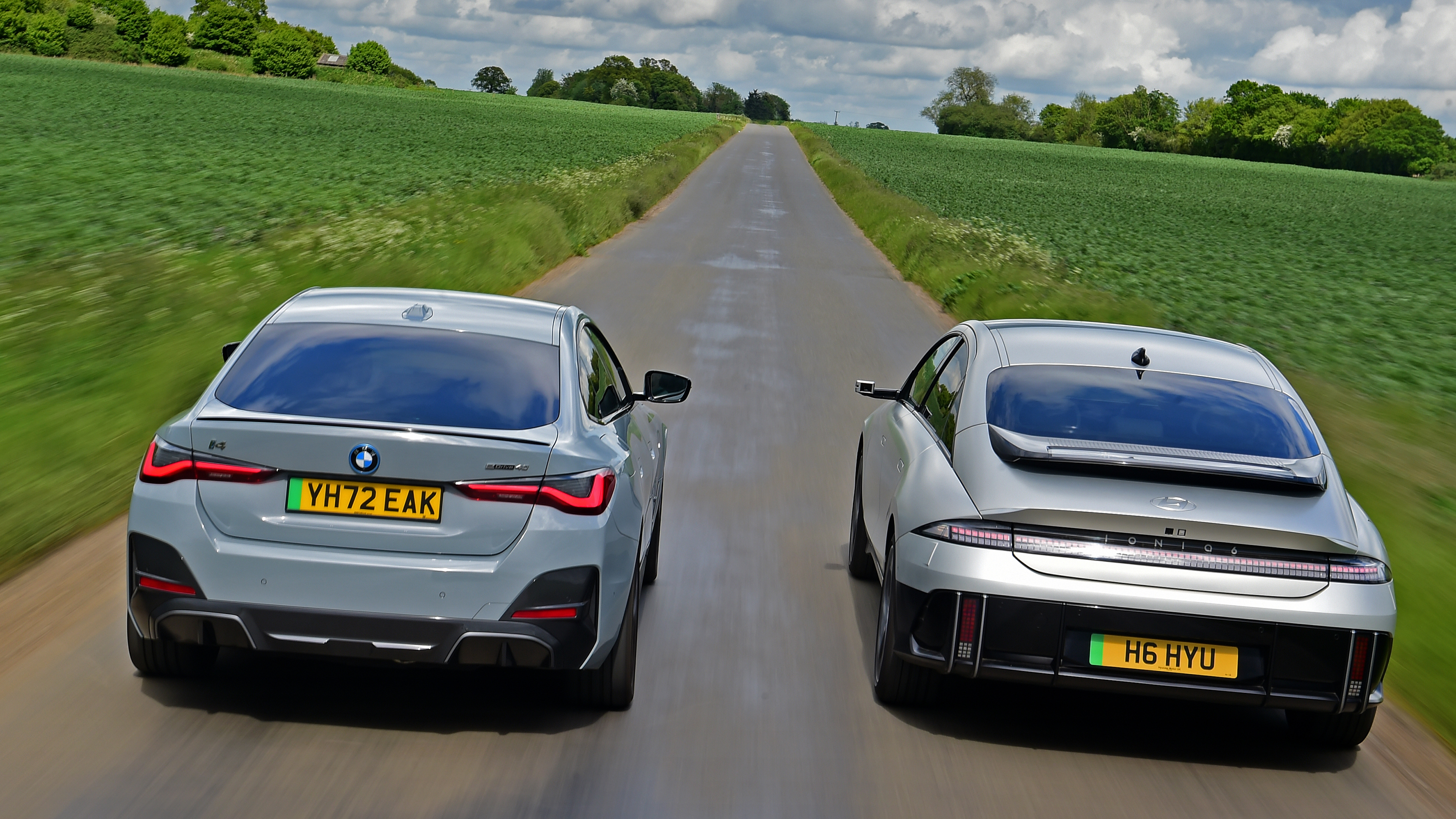 Hyundai Ioniq 6 vs BMW i4 - rear