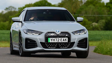 BMW i4 - front cornering