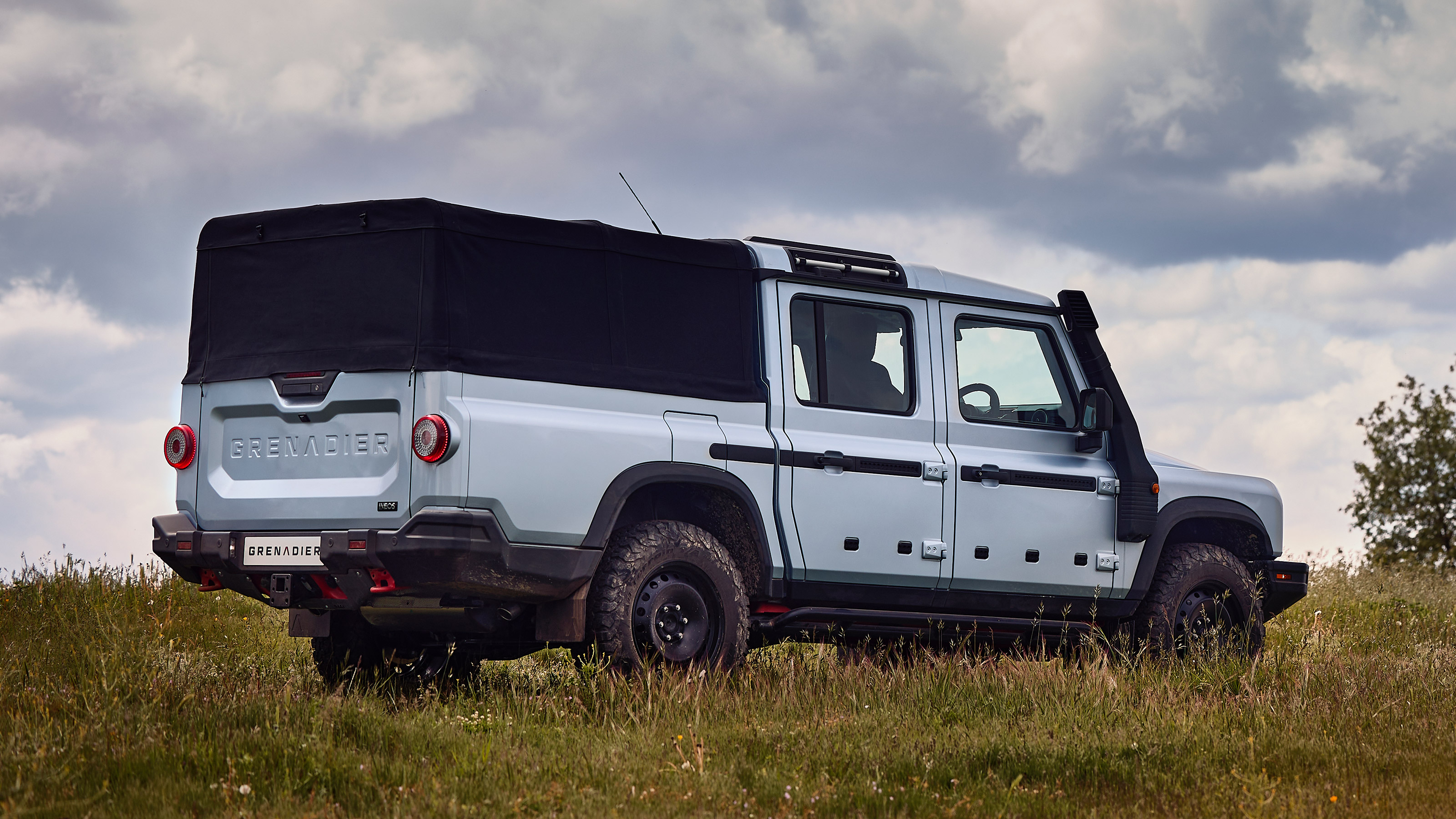 Ineos Grenadier Quartermaster - rear covering