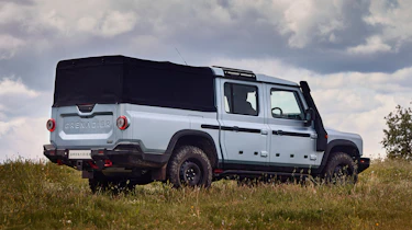 Ineos Grenadier Quartermaster - rear covering
