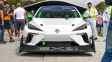 MG EX4 at 2023 Goodwood Festival of Speed - front static