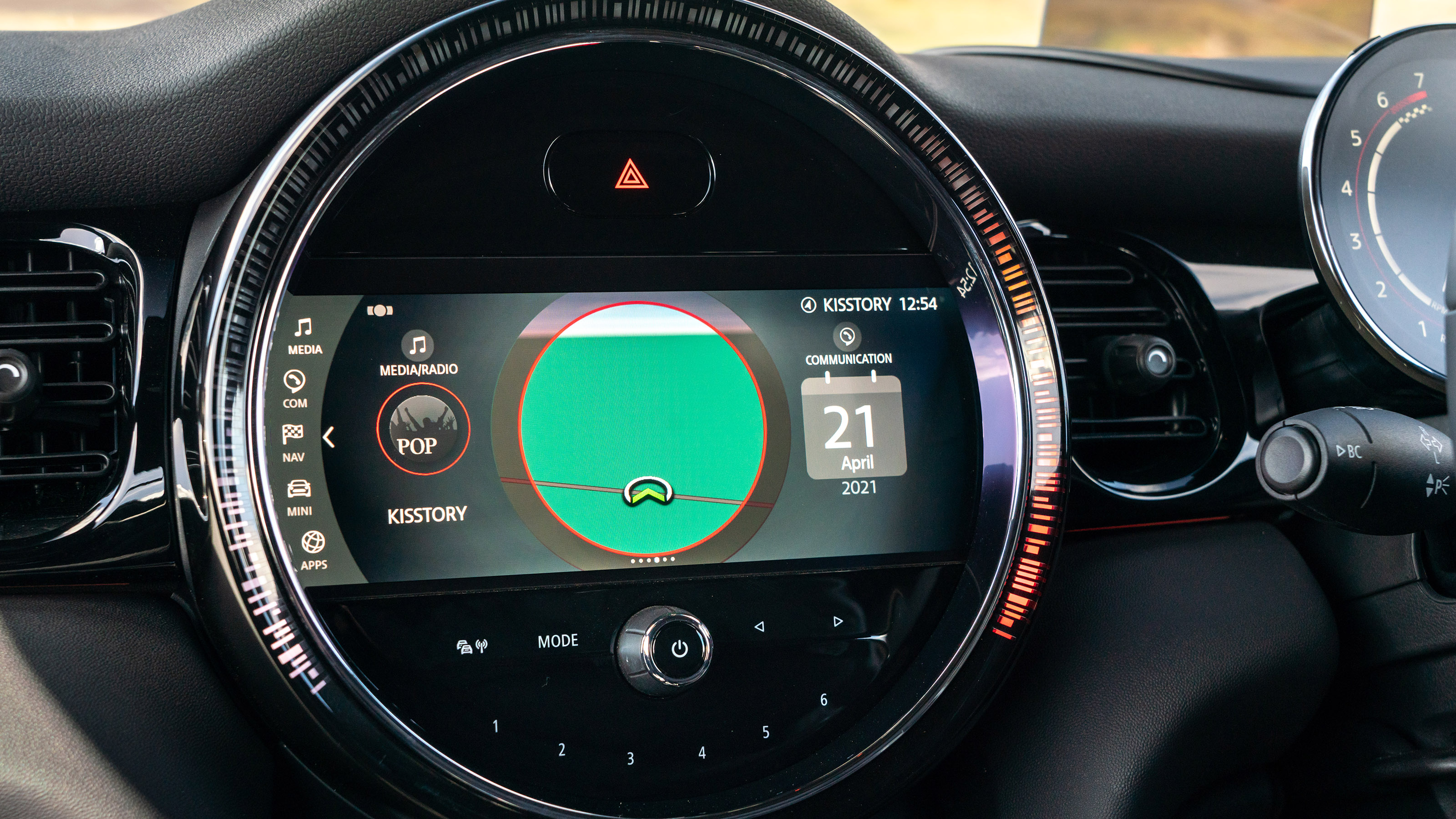 MINI Convertible - infotainment touchscreen