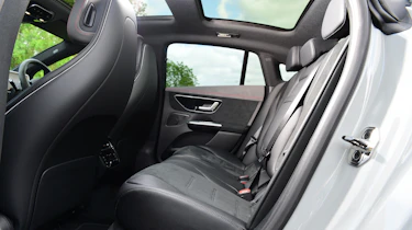 Mercedes EQE 300 - rear seats