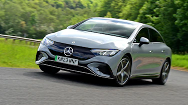 Mercedes EQE 300 - front cornering