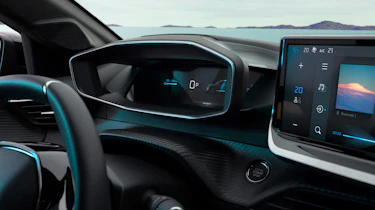 Peugeot e-208 - dials