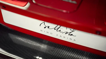 Pininfarina Battista Edizione Nino Farina - badge