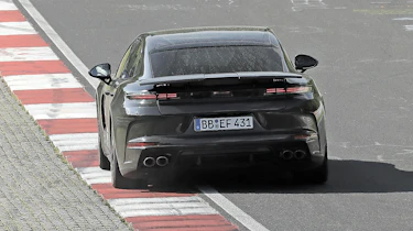 2024 Porsche Panamera at Nurburgring (camouflaged) - rear action