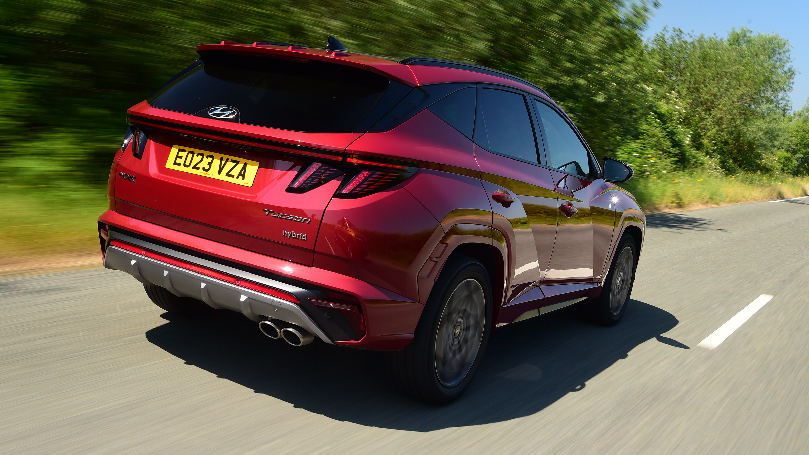 Hyundai Tucson - rear tracking