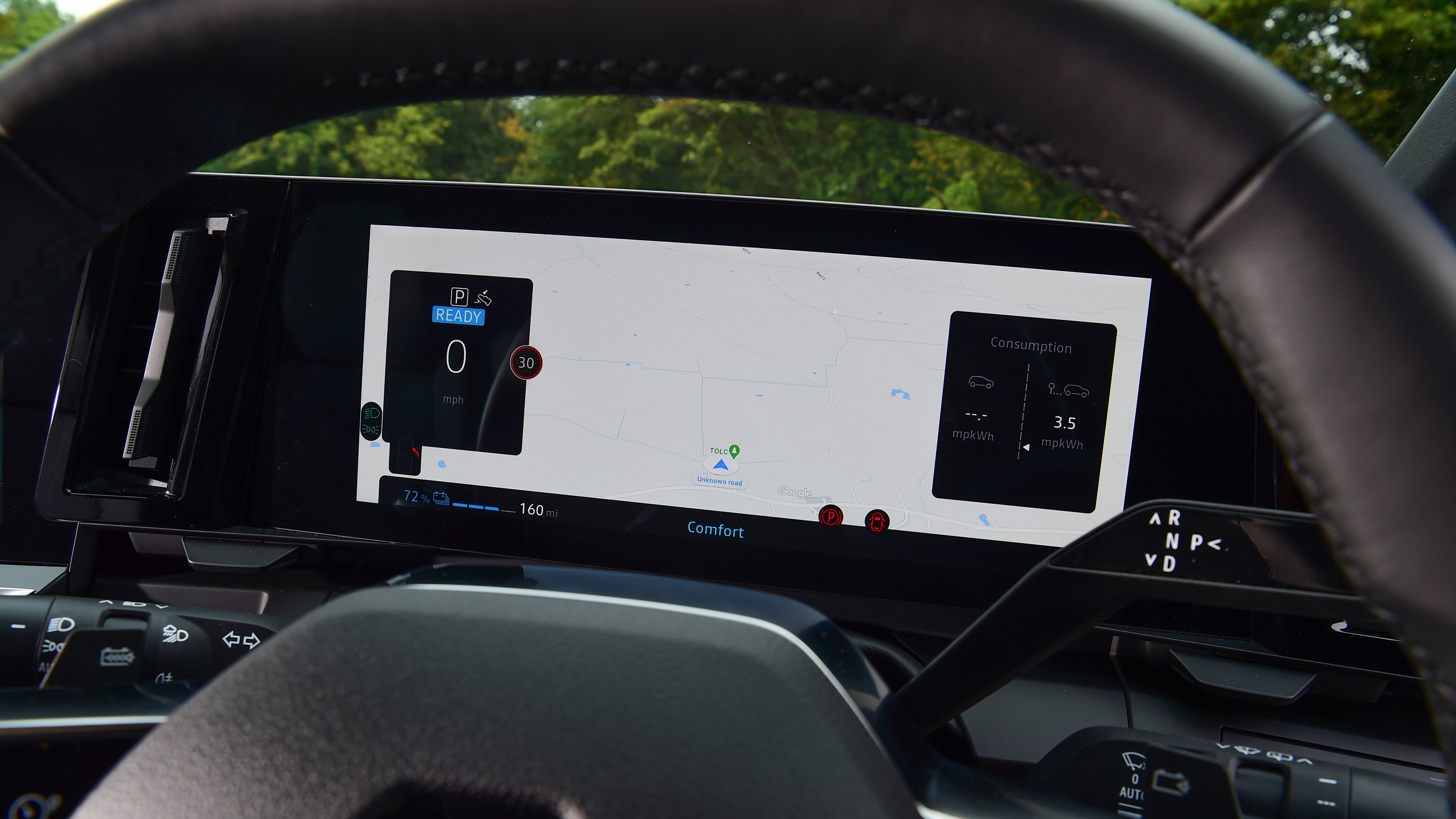 Renault Megane E-Tech - digital driver's display