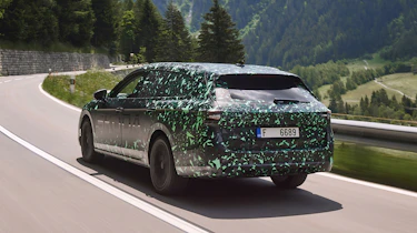 Skoda Superb Estate prototype - rear action