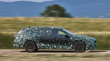 Skoda Superb Estate prototype - side