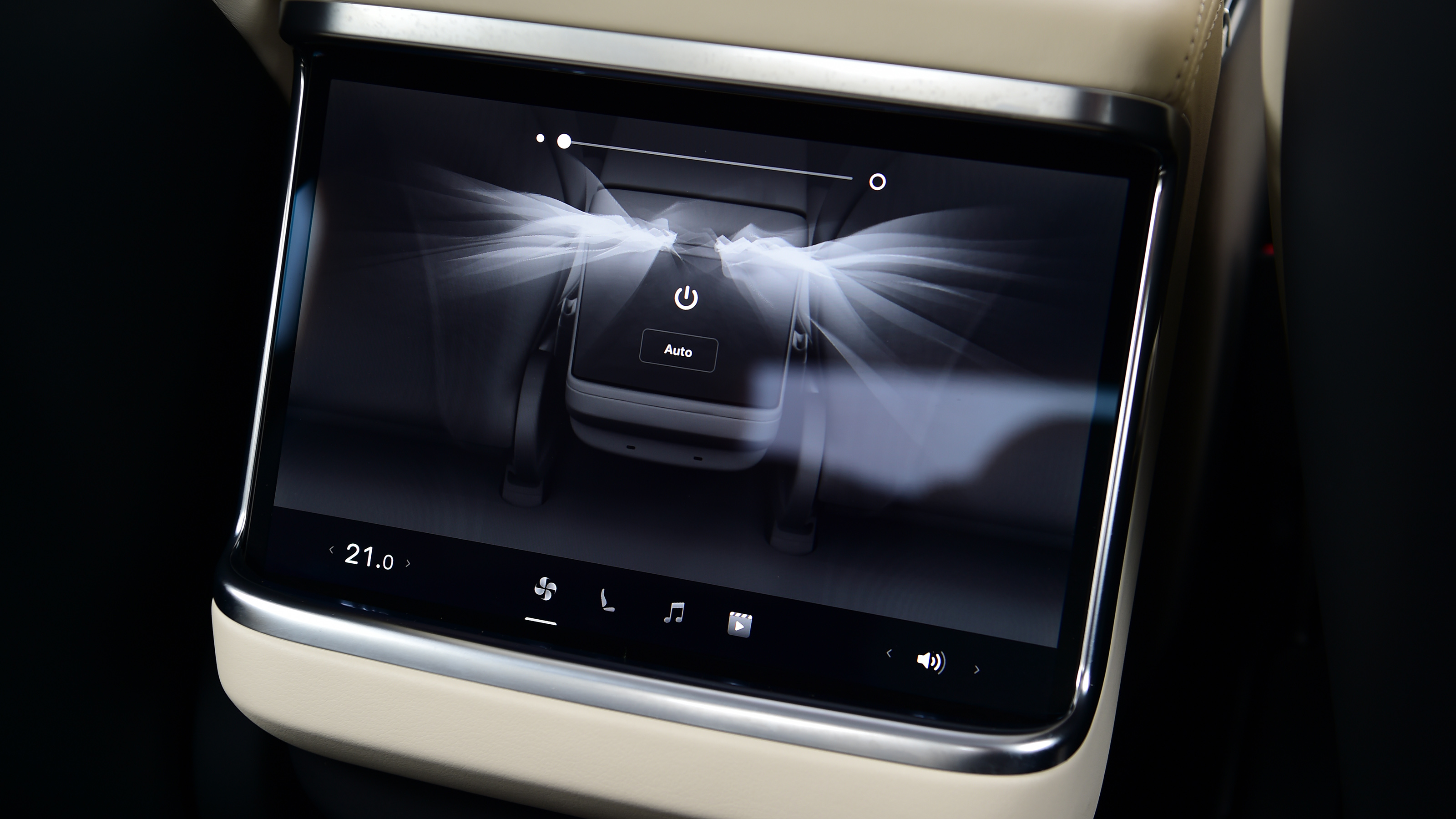 Tesla Model S - rear climate controls