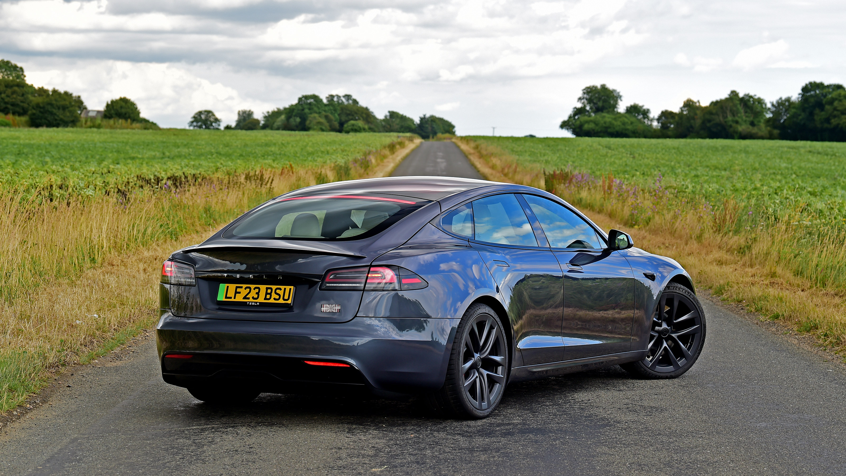 Tesla Model S Plaid - rear static