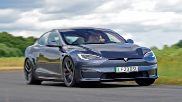 Tesla Model S Plaid - front cornering