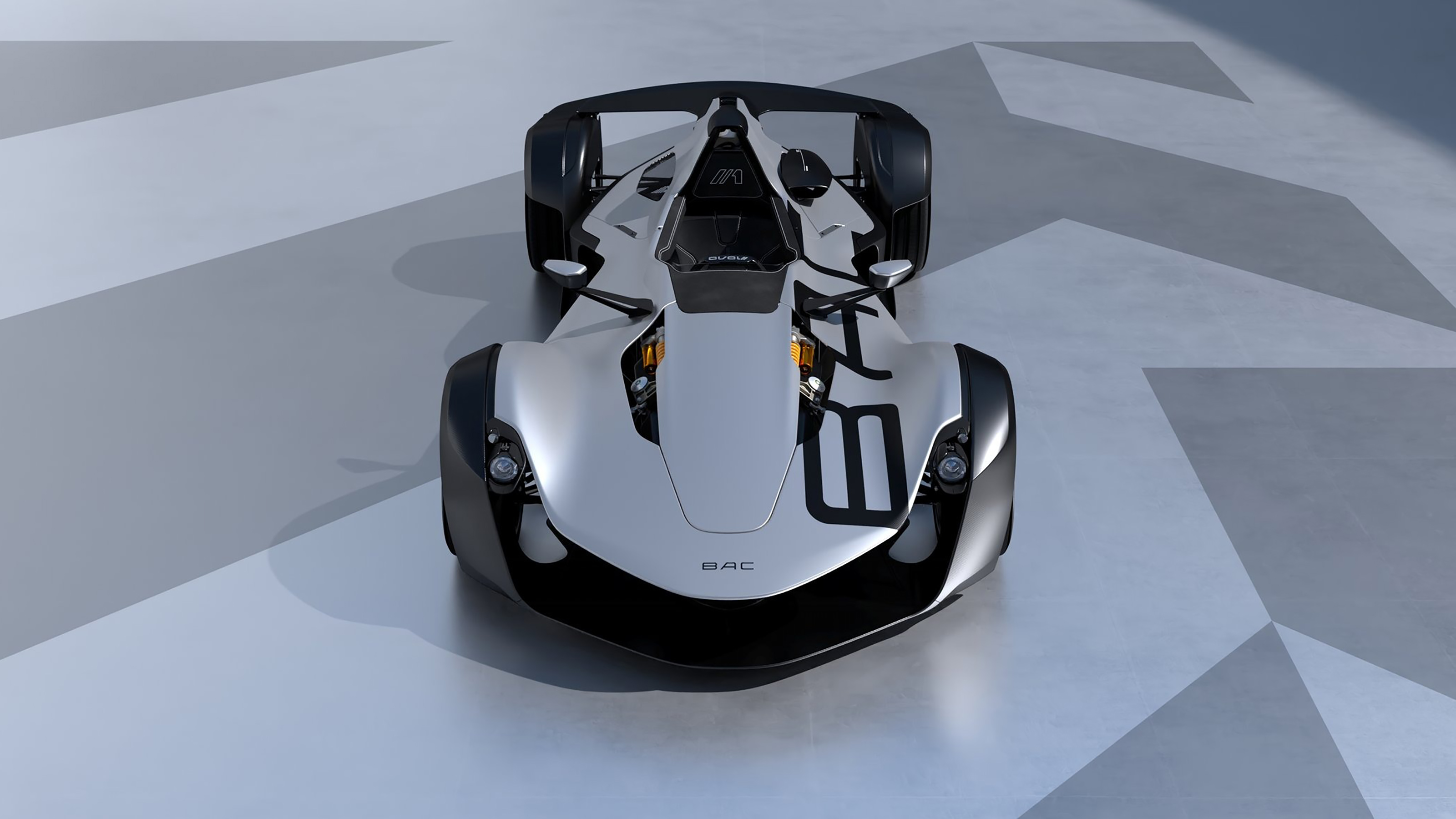 2023 BAC Mono - birds-eye view static