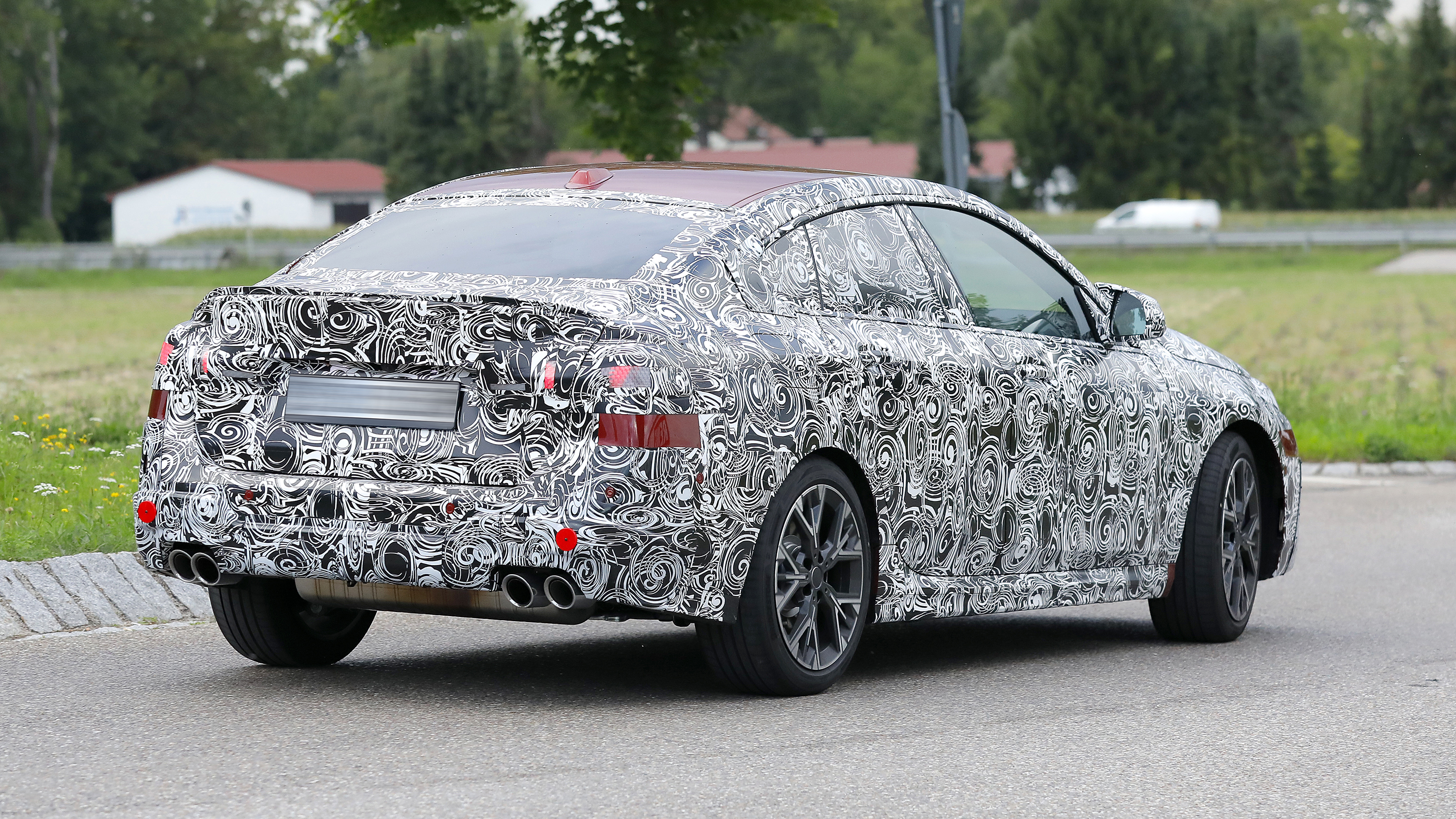 BMW 2 Series Gran Coupe (camouflaged) - rear cornering