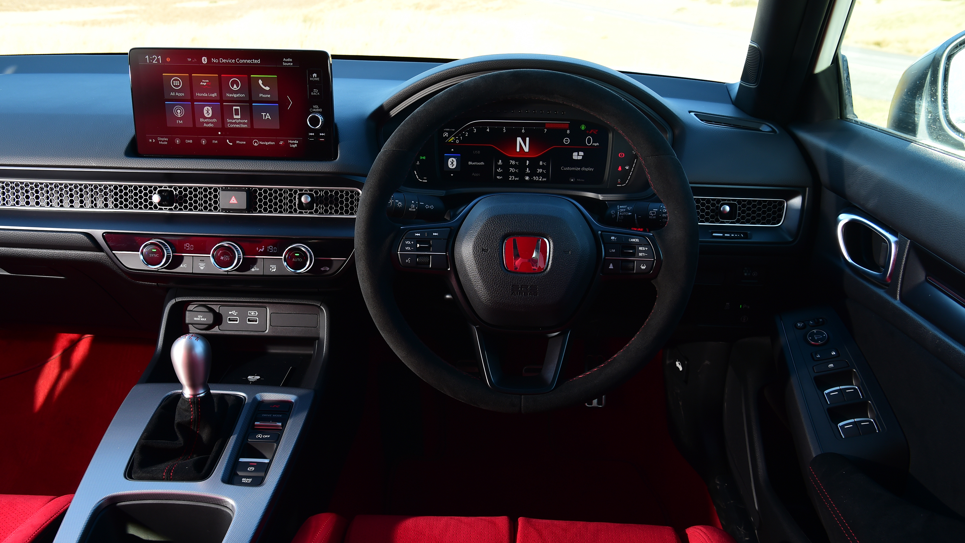 Honda Civic Type R - dashboard