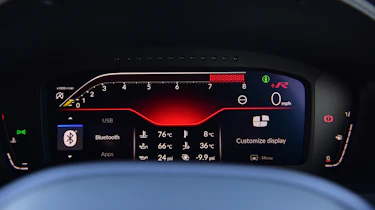 Honda Civic Type R - dashboard screen