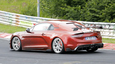 Alpine A110 Extreme - side cornering