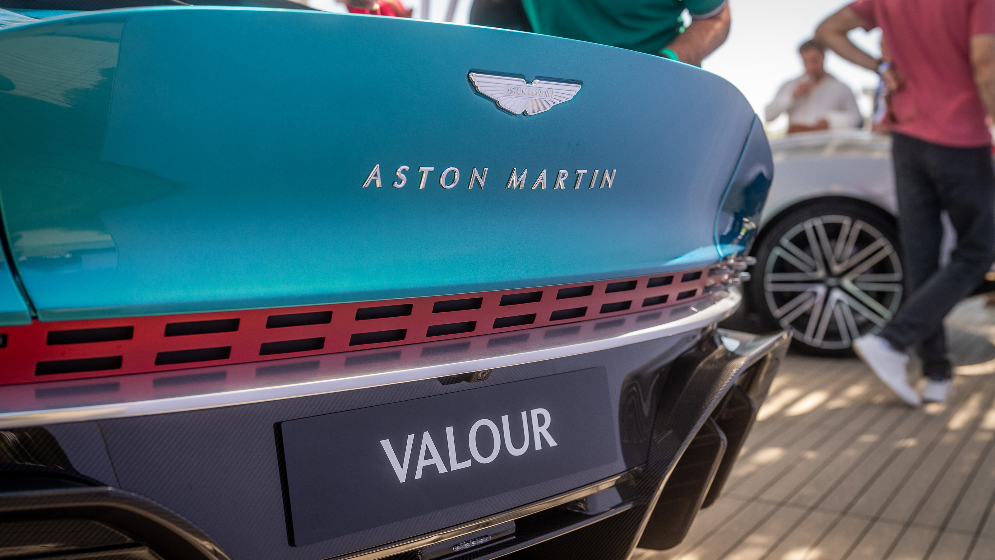 Aston Martin Valour Monterey Car Week rear spoiler