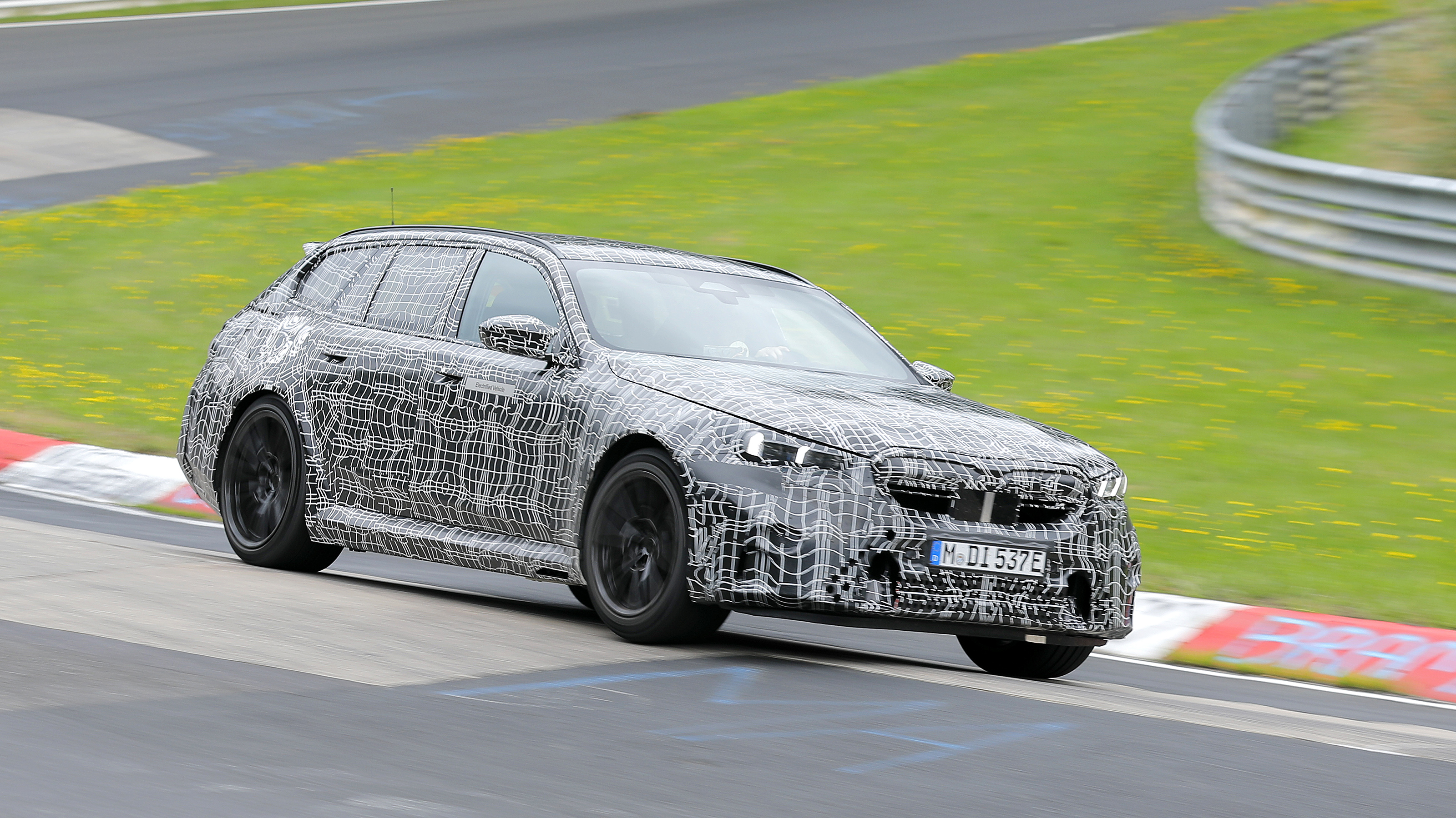 BMW M5 Estate - side shot