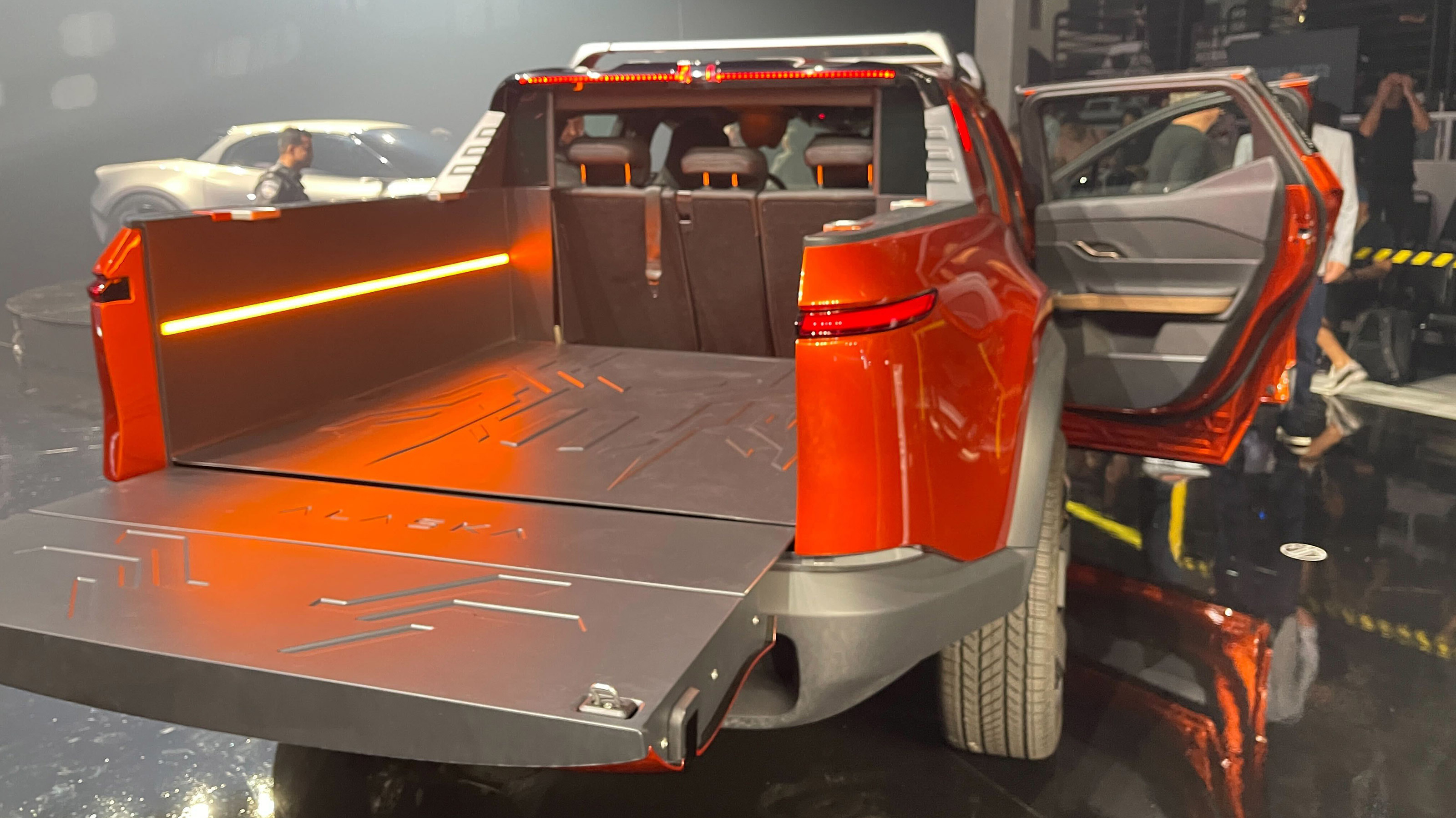 Fisker Alaska - rear static (tailgate down)