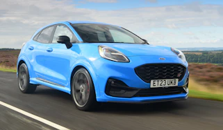 Ford Puma ST Powershift - front tracking