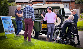 Conservative MP Greg Smith talking to constituents