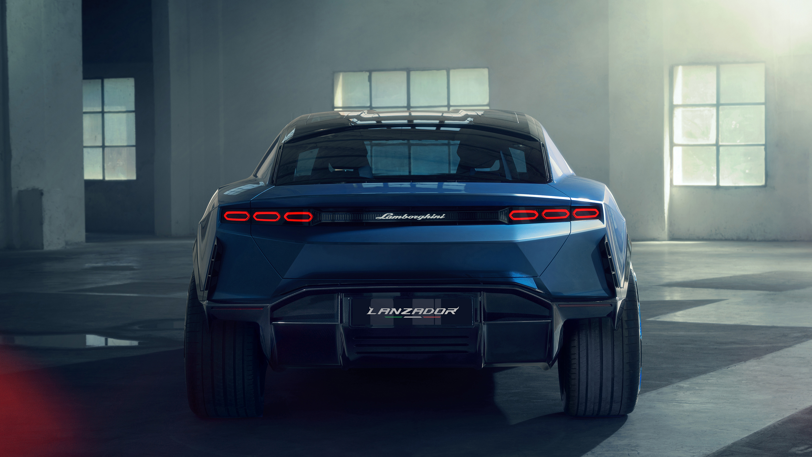 Lamborghini Lanzador electric GT concept tail