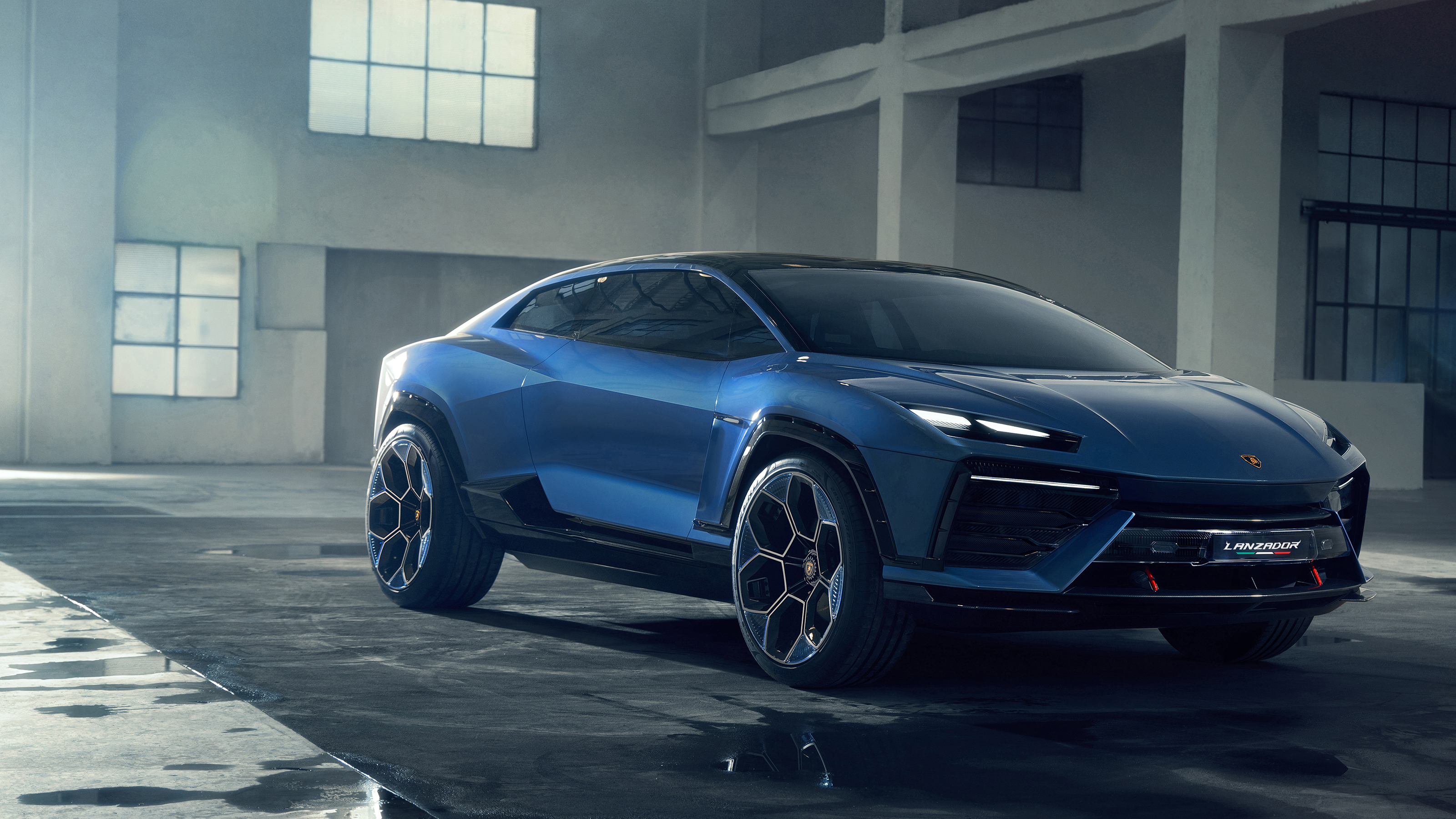 Lamborghini Lanzador electric GT concept front static