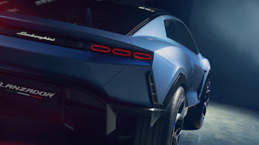 Lamborghini Lanzador electric GT concept detail rear lights