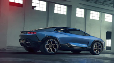 Lamborghini Lanzador electric GT concept rear studio