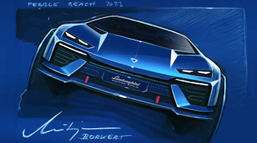 Lamborghini Lanzador concept sketches