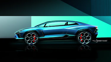 Lamborghini Lanzador concept sketches
