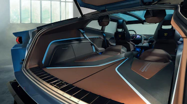 Lamborghini Lanzador concept interior boot