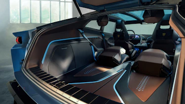 Lamborghini Lanzador concept interior boot