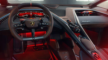 Lamborghini Lanzador concept interior dash