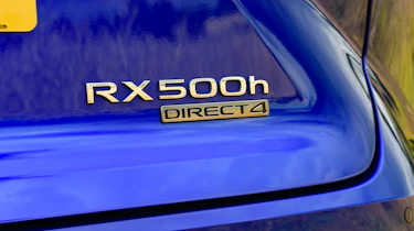 Lexus RX - RX 500h badge