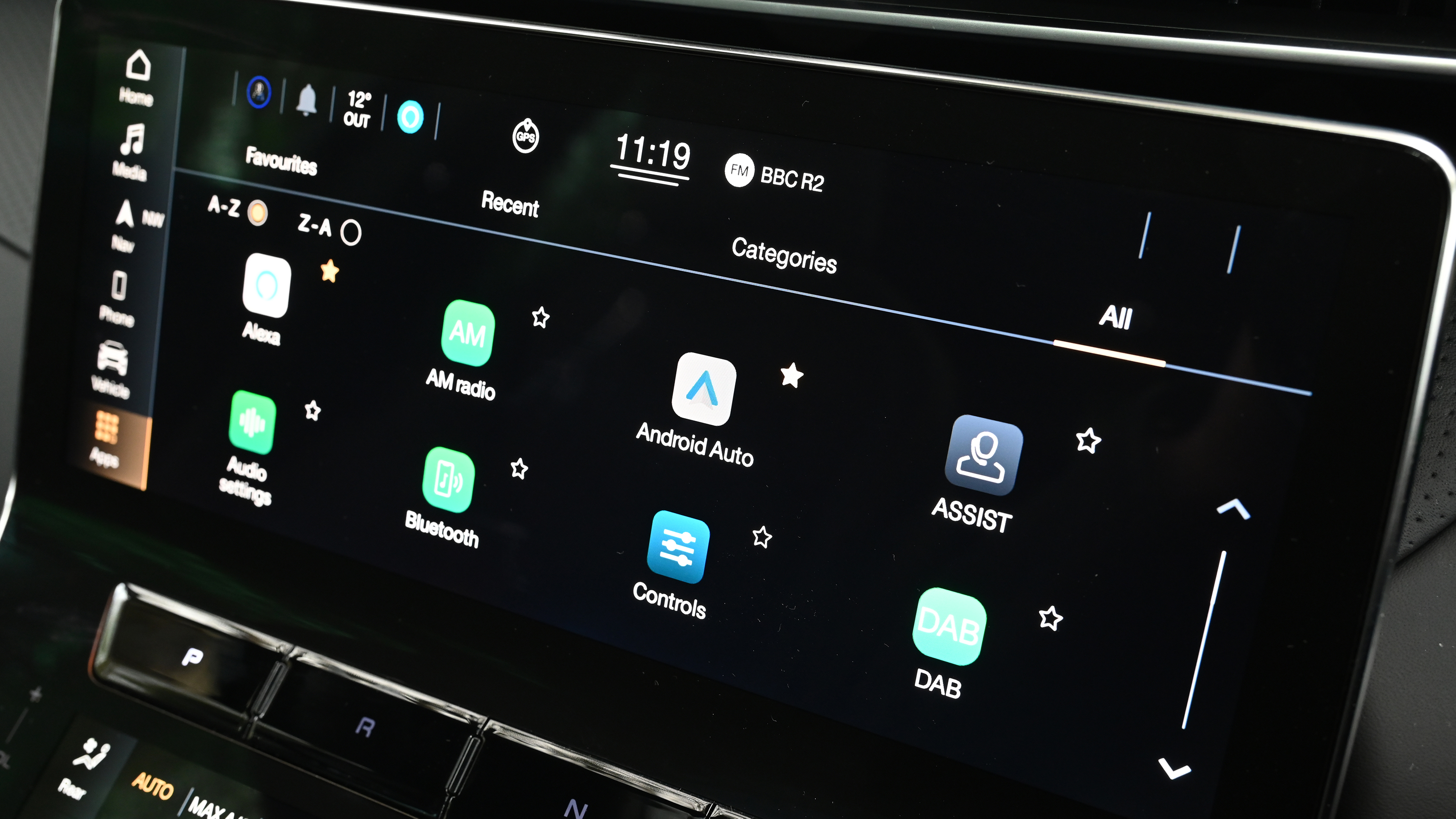 Maserati Grecale - infotainment screen