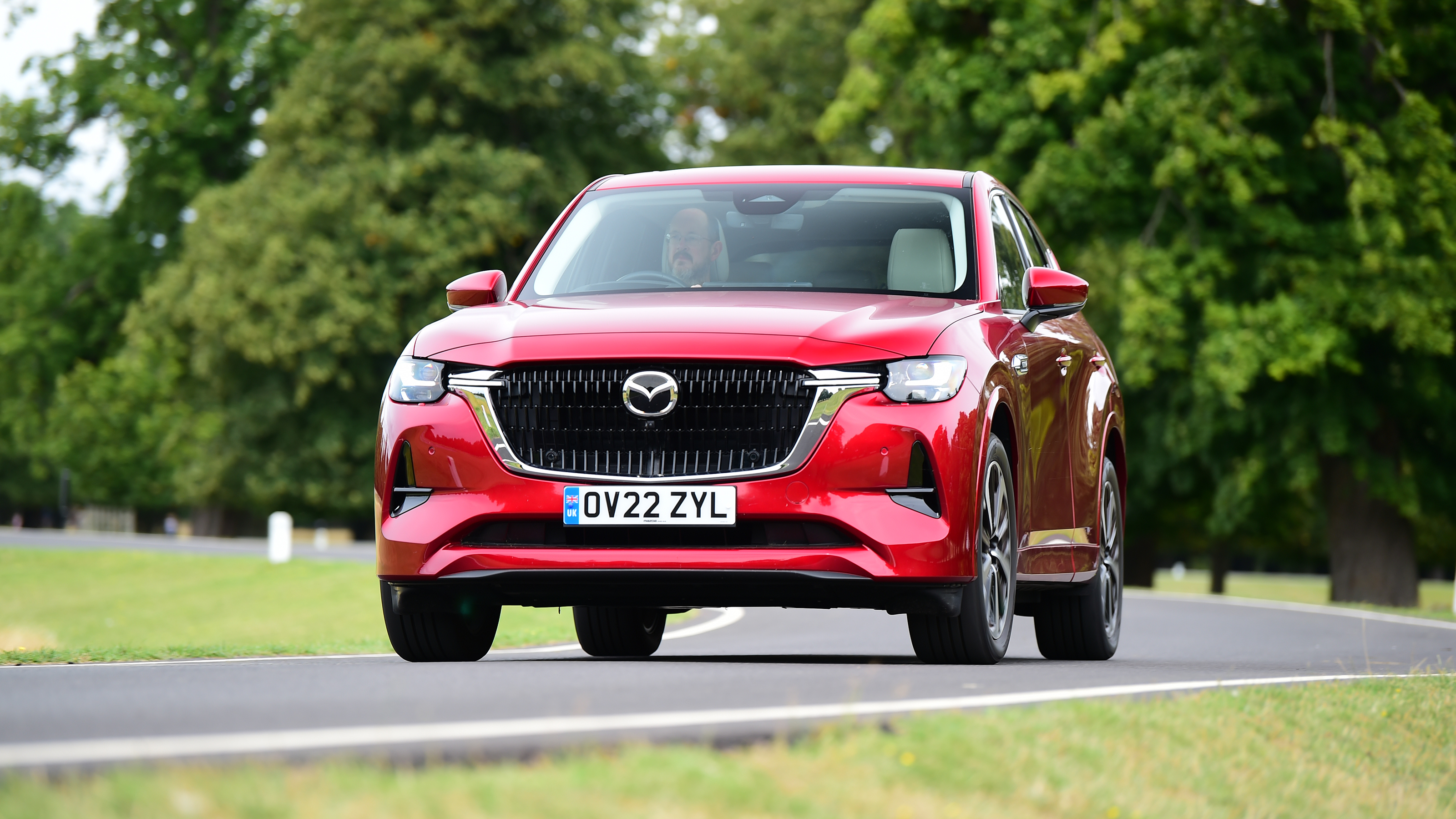 Mazda CX-60 - front cornering