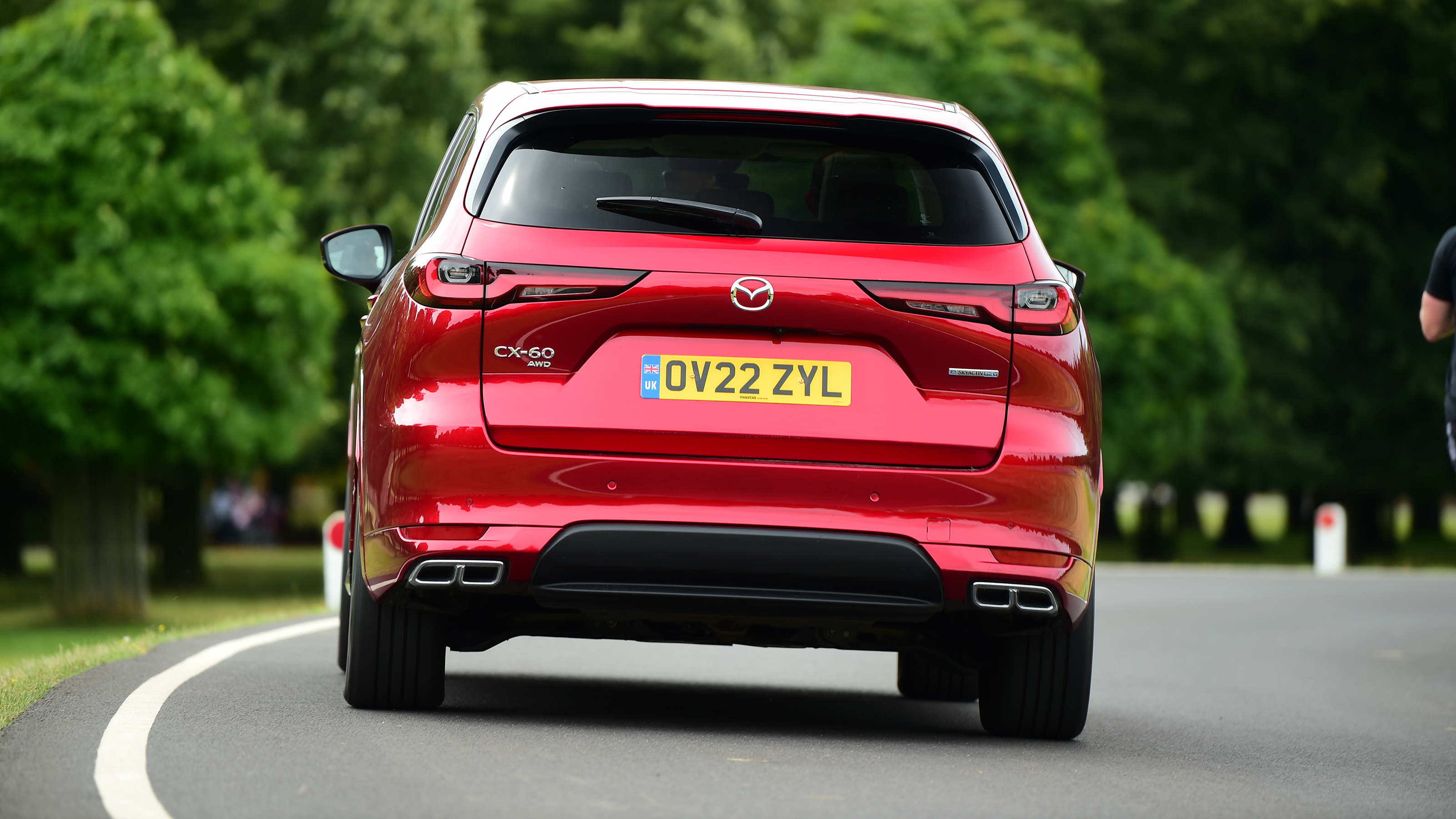 Mazda CX-60 - rear cornering