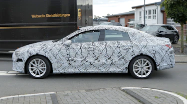 Mercedes EQ saloon (camouflaged) - side