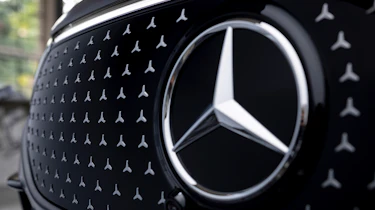 Facelifted Mercedes EQB - front grille badge
