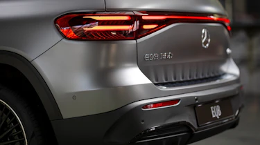 Facelifted Mercedes EQB - tail light bar