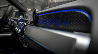 Facelifted Mercedes EQB - dashboard detail